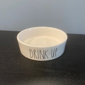 Rae Dunn Drink Up Dog Bowl - small size